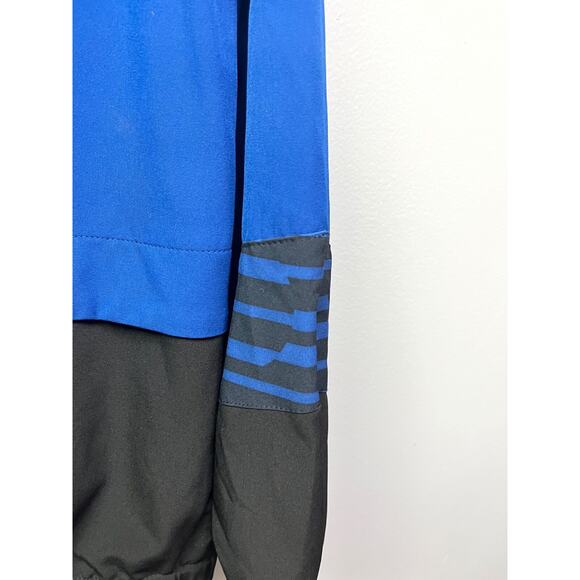 Chicos Zenergy Jacket Womens small (0)‎ black/blue full zip lightweight Hooded - Picture 6 of 7